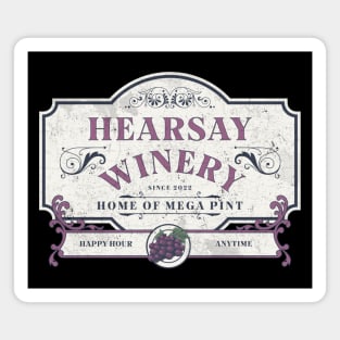 Hearsay winery Magnet